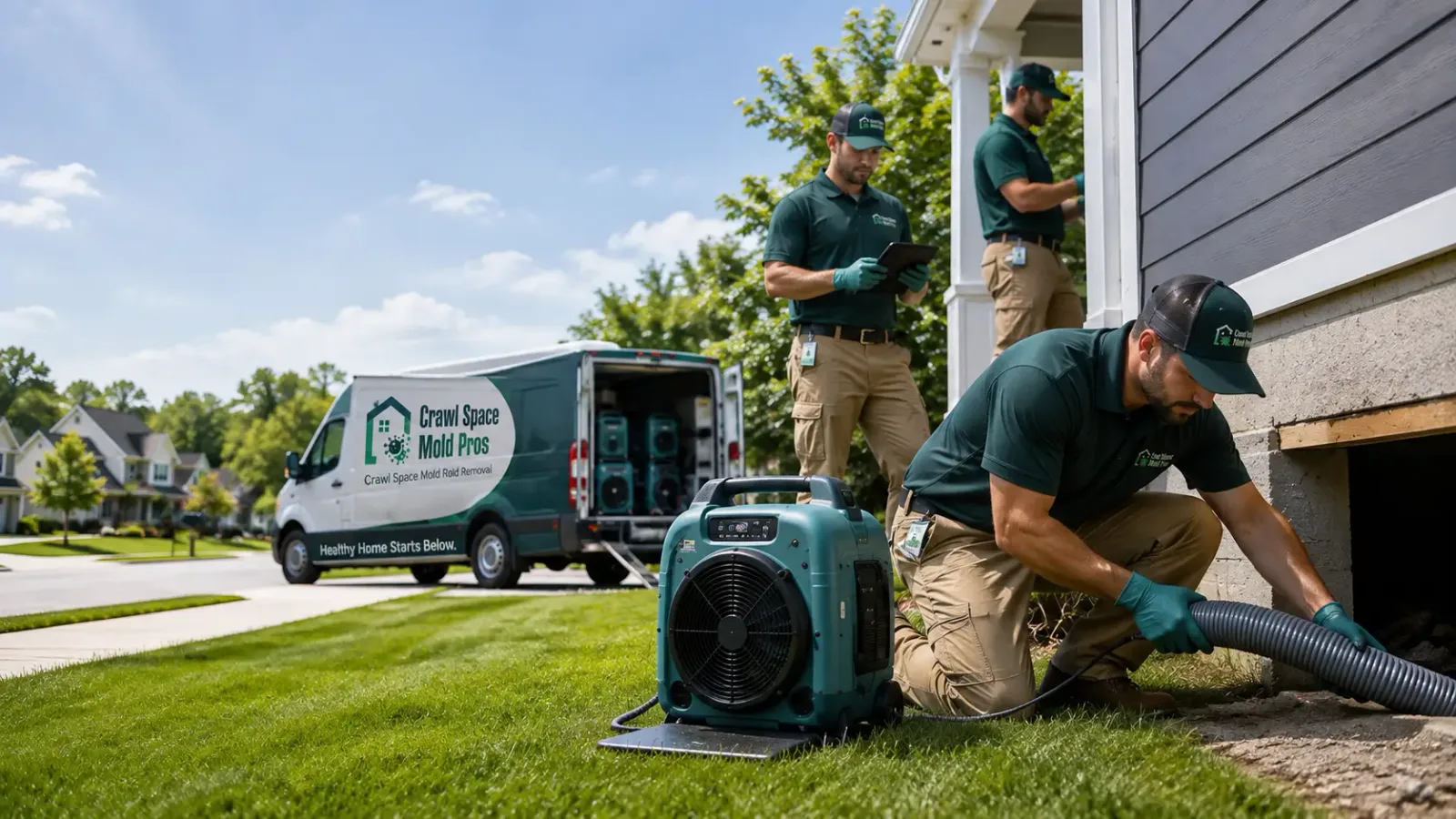 Crawl Space Mold Removal in Virden, IL